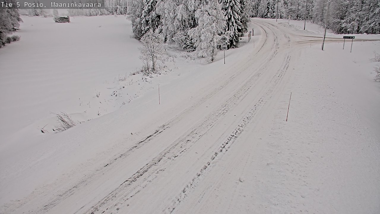 Weather Camera Image Road 5 Posio, Maaninkavaara, Posio, Lappi