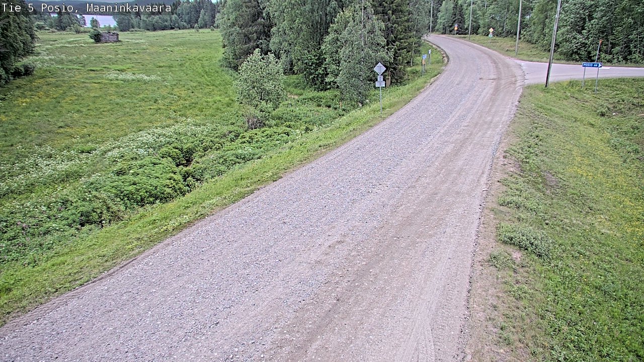 Kelikamerat Kuva Tie 5 Posio, Maaninkavaara, Posio, Lappi
