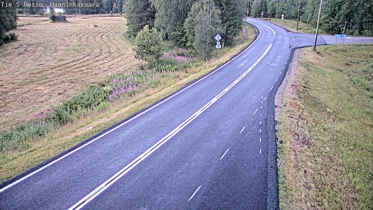 Kelikamerat Kuva Tie 5 Posio, Maaninkavaara, Posio, Lappi