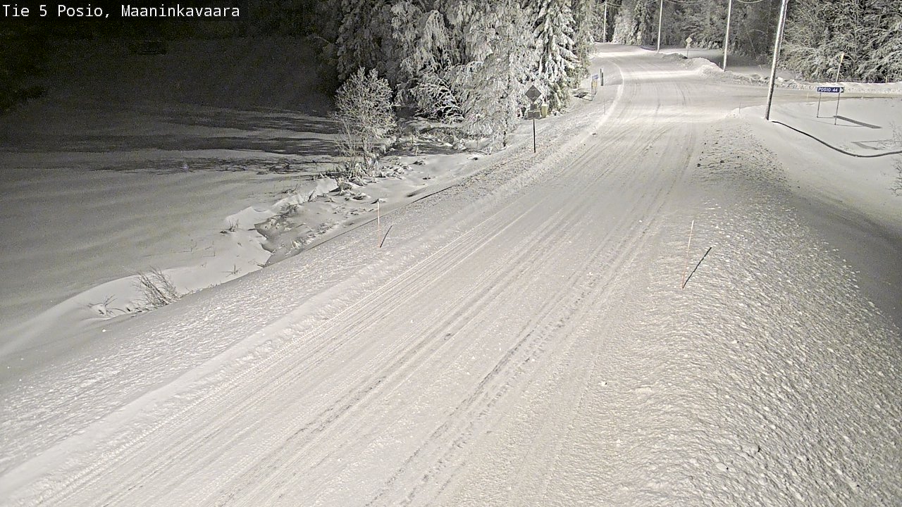 Weather Camera Image Road 5 Posio, Maaninkavaara, Posio, Lappi