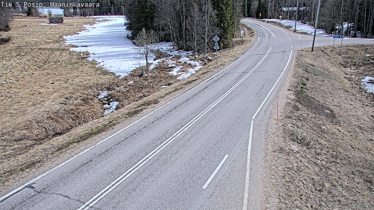 Kelikamerat Kuva Tie 5 Posio, Maaninkavaara, Posio, Lappi