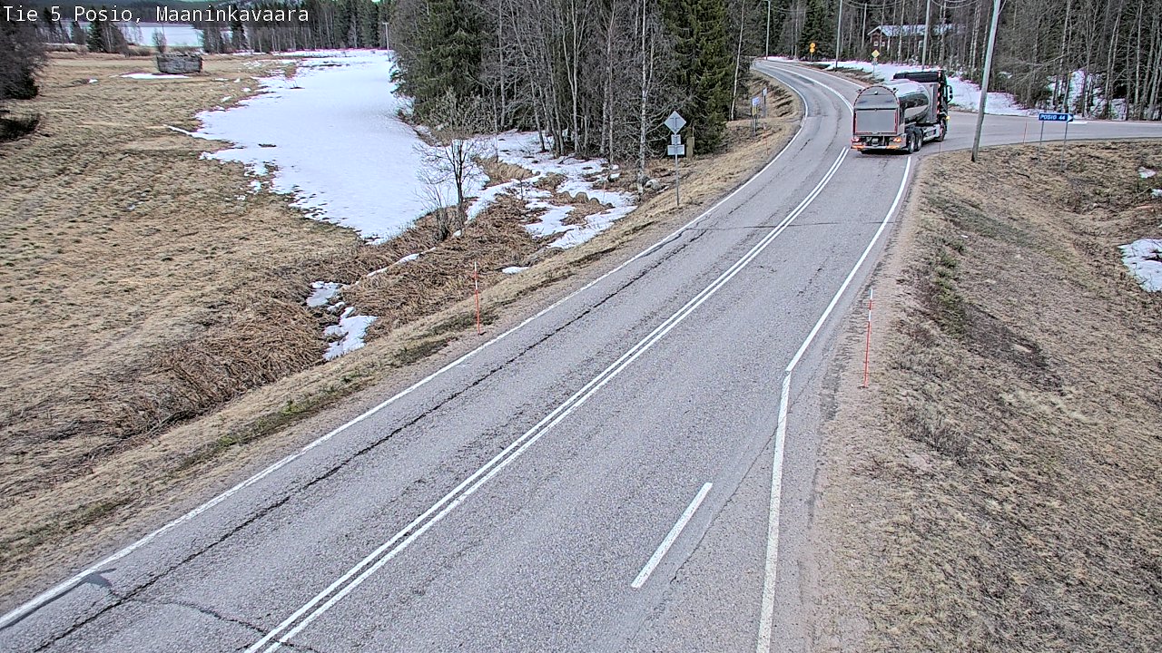 Kelikamerat Kuva Tie 5 Posio, Maaninkavaara, Posio, Lappi