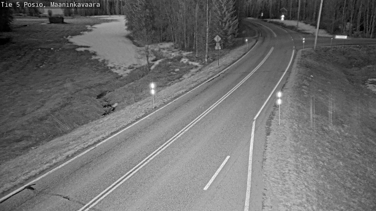 Weather Camera Image Väg 5 Posio, Maaninkavaara, Posio, Lappi