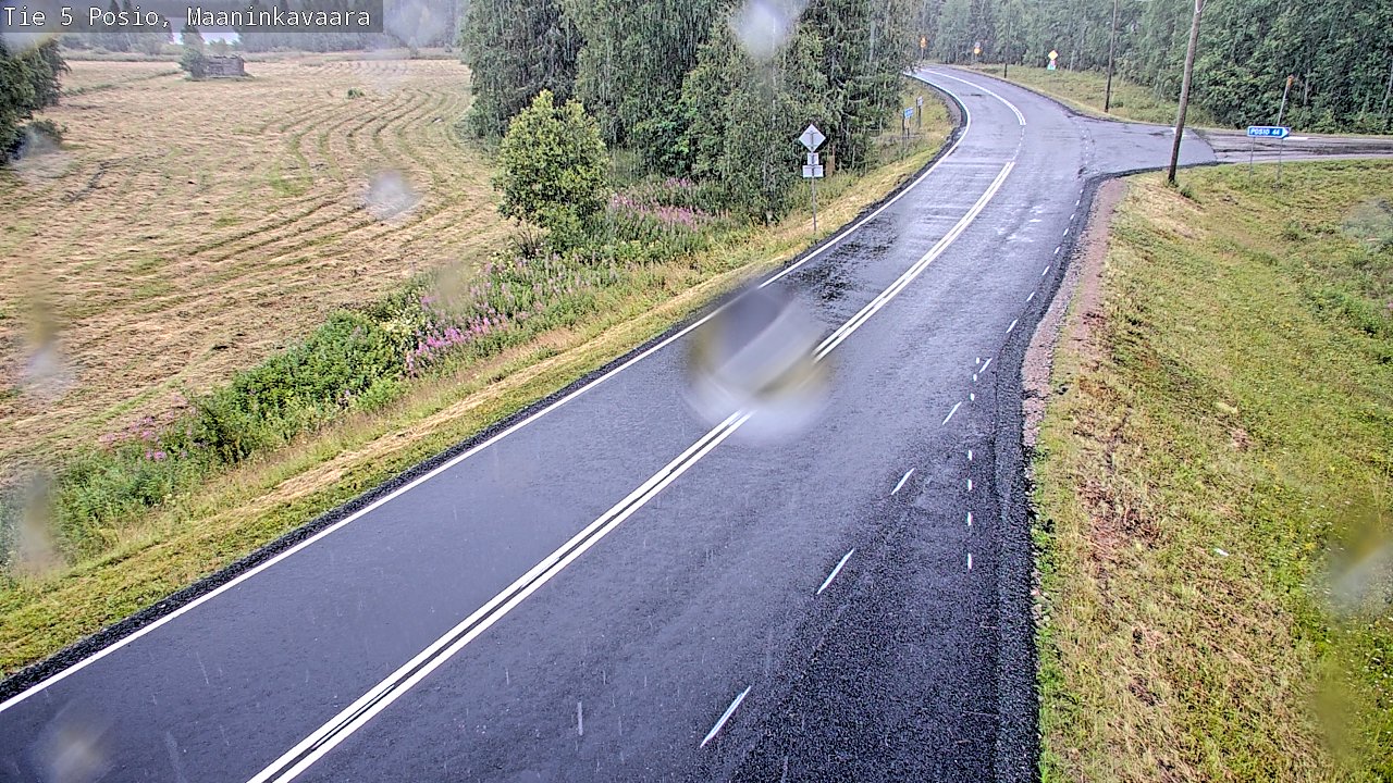 Kelikamerat Kuva Tie 5 Posio, Maaninkavaara, Posio, Lappi