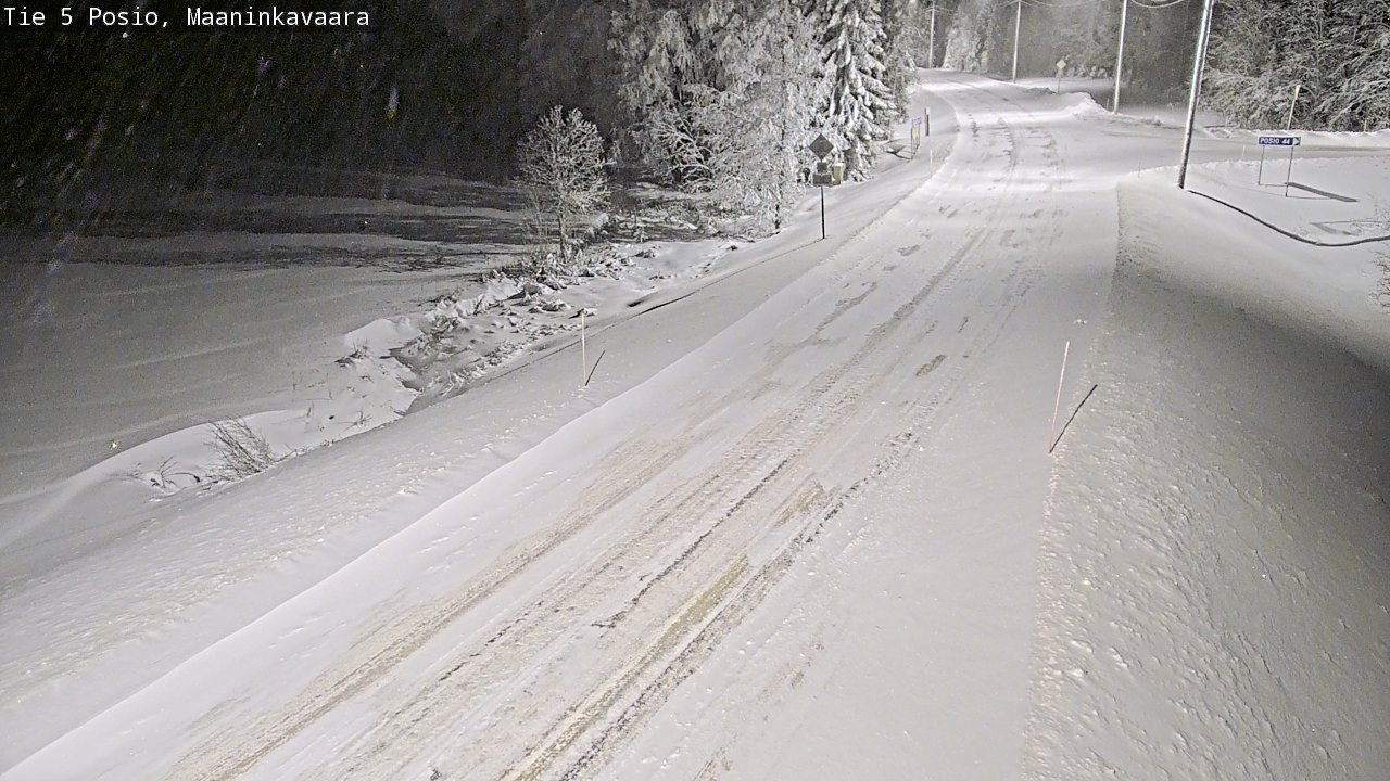 Kelikamerat Kuva Tie 5 Posio, Maaninkavaara, Posio, Lappi