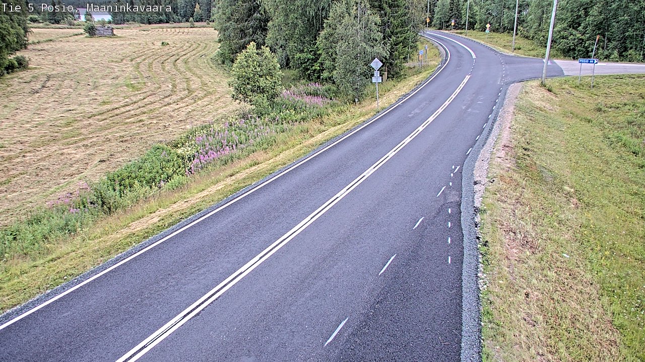 Kelikamerat Kuva Tie 5 Posio, Maaninkavaara, Posio, Lappi