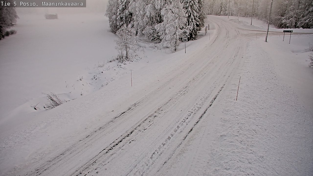 Weather Camera Image Road 5 Posio, Maaninkavaara, Posio, Lappi