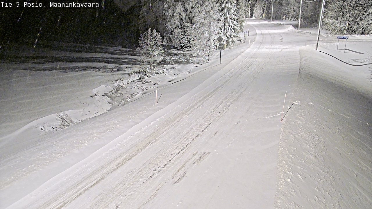 Kelikamerat Kuva Tie 5 Posio, Maaninkavaara, Posio, Lappi