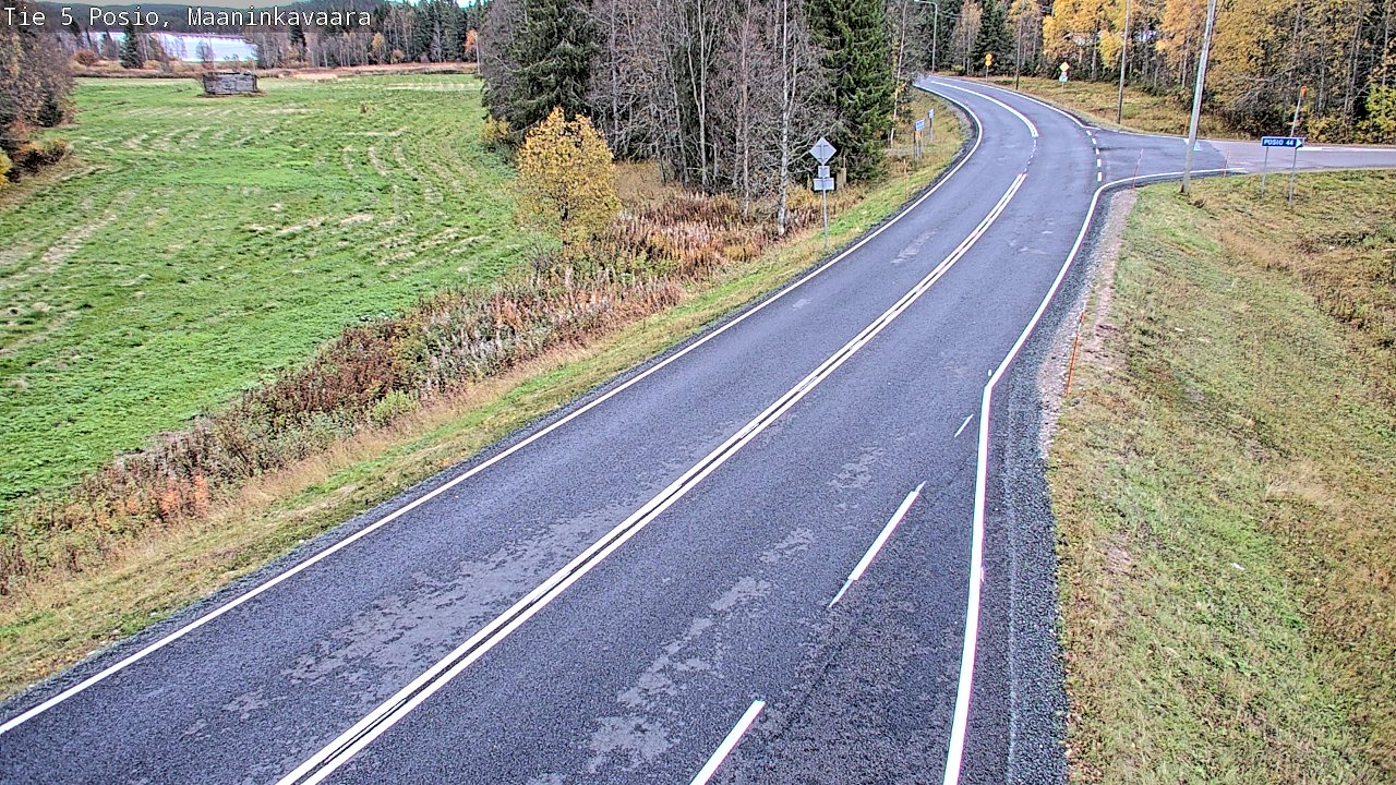 Kelikamerat Kuva Tie 5 Posio, Maaninkavaara, Posio, Lappi