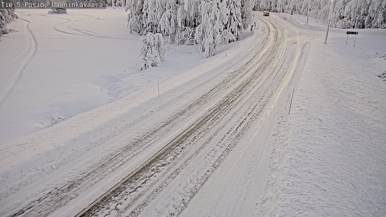 Kelikamerat Kuva Tie 5 Posio, Maaninkavaara, Posio, Lappi