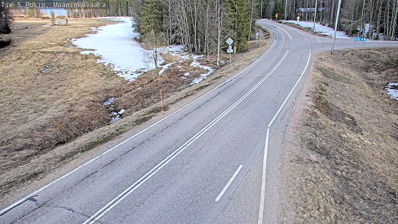 Kelikamerat Kuva Tie 5 Posio, Maaninkavaara, Posio, Lappi