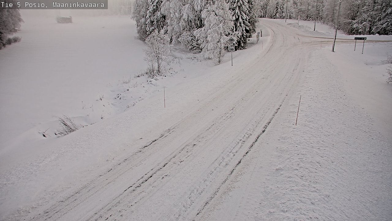Weather Camera Image Road 5 Posio, Maaninkavaara, Posio, Lappi