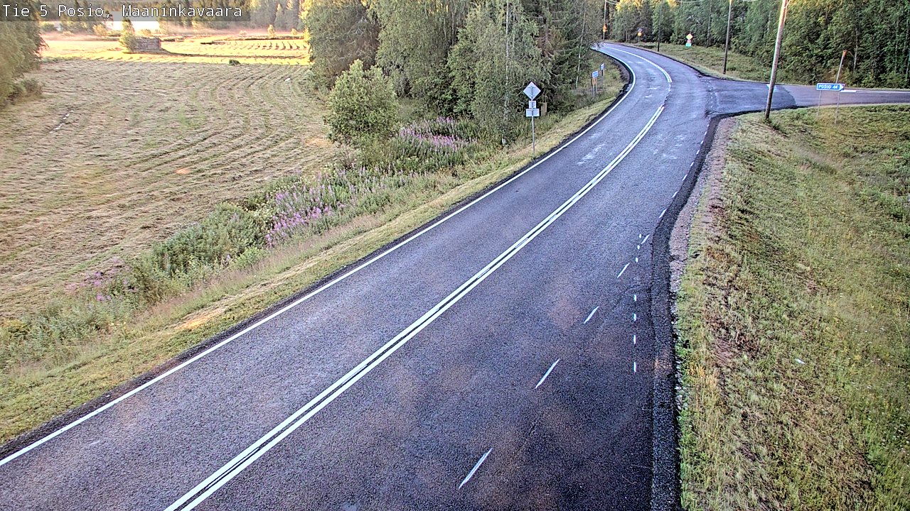 Kelikamerat Kuva Tie 5 Posio, Maaninkavaara, Posio, Lappi