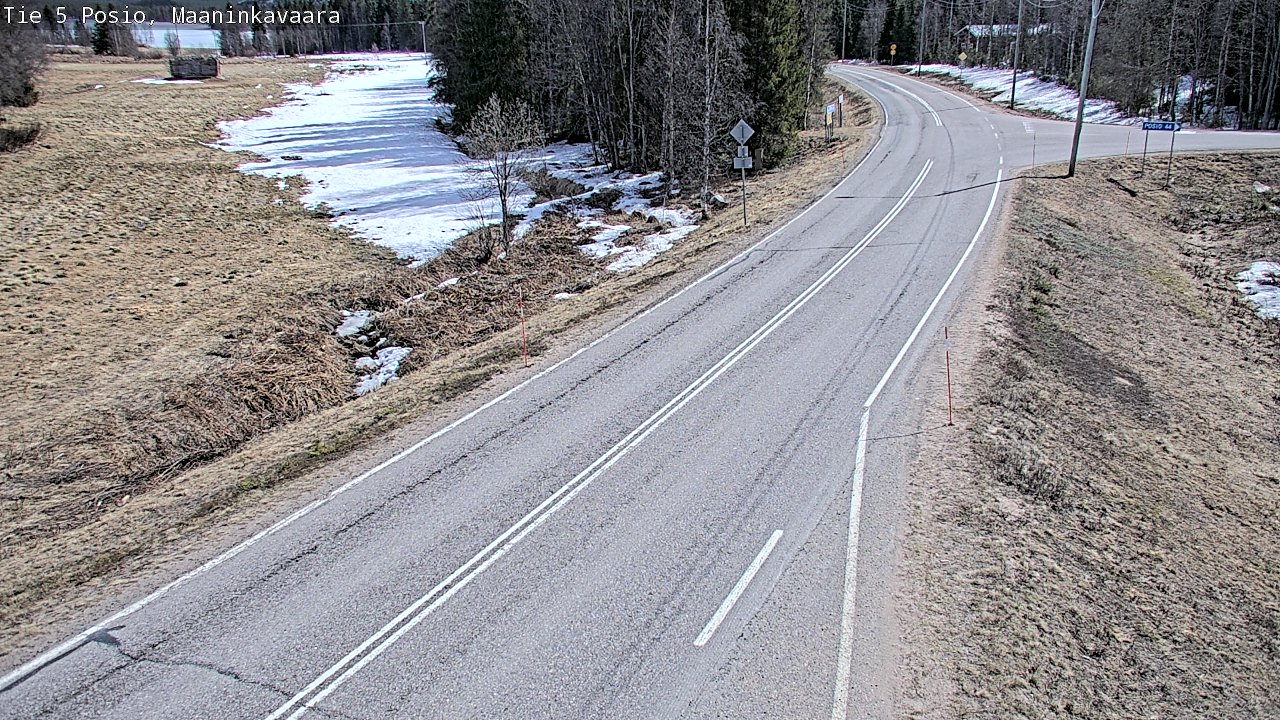 Kelikamerat Kuva Tie 5 Posio, Maaninkavaara, Posio, Lappi