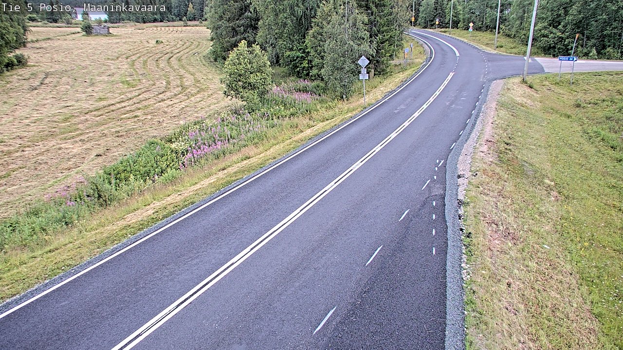 Kelikamerat Kuva Tie 5 Posio, Maaninkavaara, Posio, Lappi