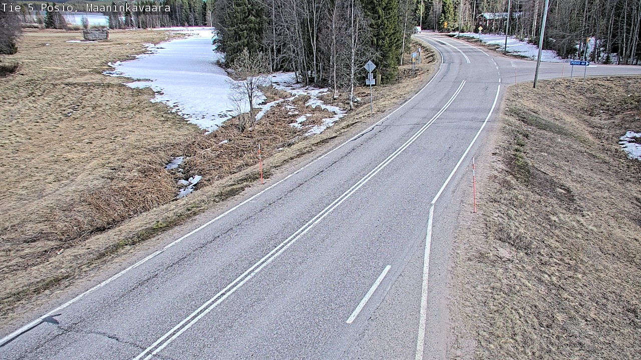 Kelikamerat Kuva Tie 5 Posio, Maaninkavaara, Posio, Lappi