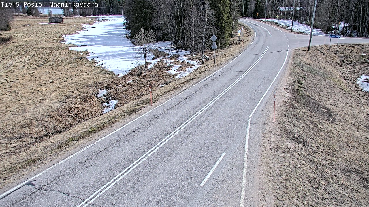 Kelikamerat Kuva Tie 5 Posio, Maaninkavaara, Posio, Lappi