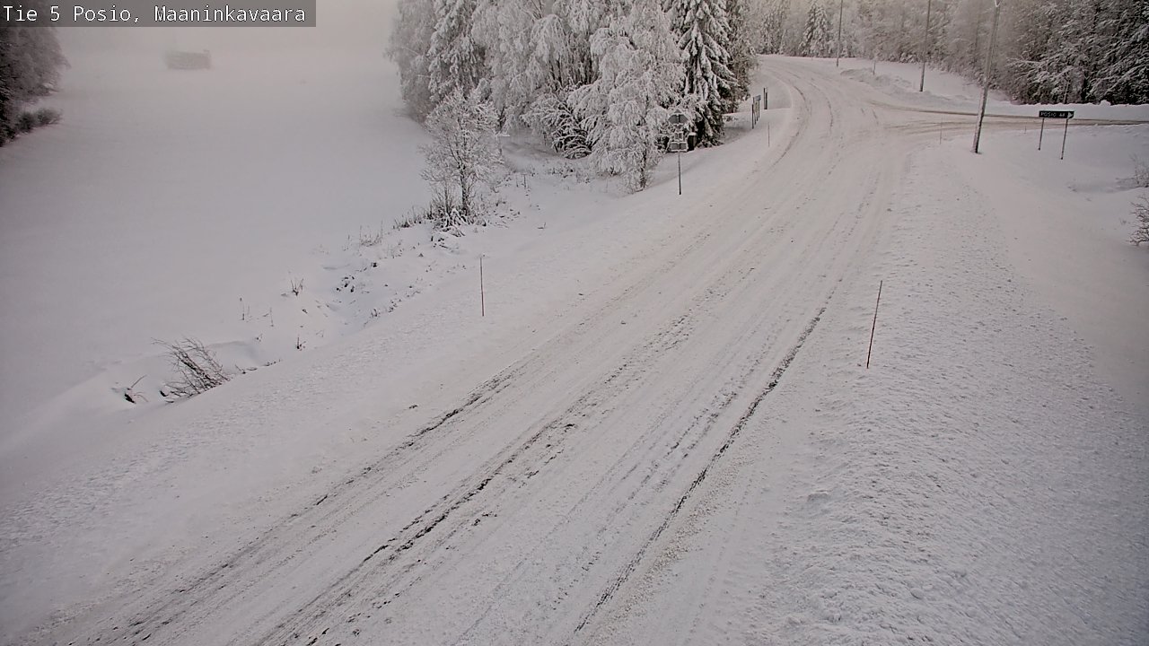 Weather Camera Image Road 5 Posio, Maaninkavaara, Posio, Lappi