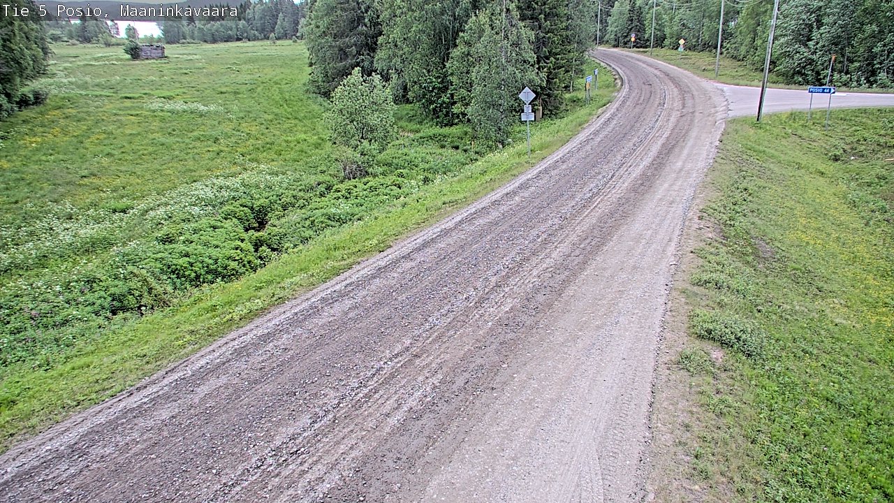 Kelikamerat Kuva Tie 5 Posio, Maaninkavaara, Posio, Lappi