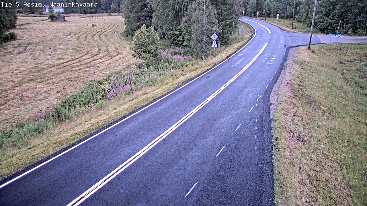 Kelikamerat Kuva Tie 5 Posio, Maaninkavaara, Posio, Lappi