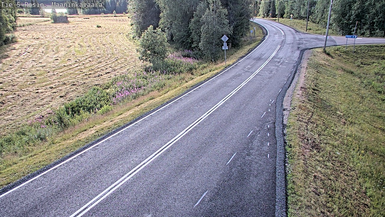 Kelikamerat Kuva Tie 5 Posio, Maaninkavaara, Posio, Lappi