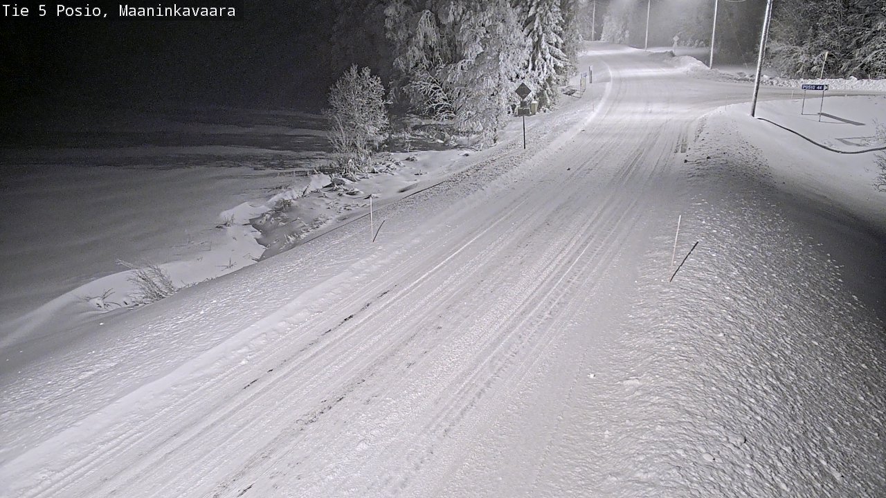 Weather Camera Image Road 5 Posio, Maaninkavaara, Posio, Lappi