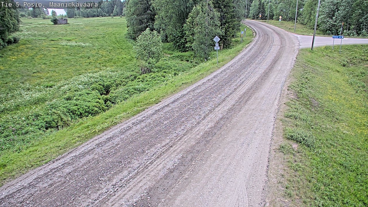 Kelikamerat Kuva Tie 5 Posio, Maaninkavaara, Posio, Lappi