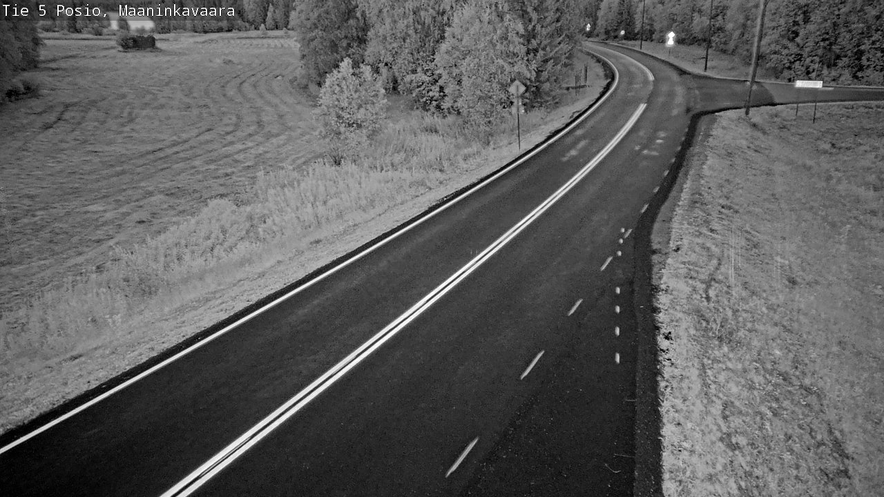 Kelikamerat Kuva Tie 5 Posio, Maaninkavaara, Posio, Lappi
