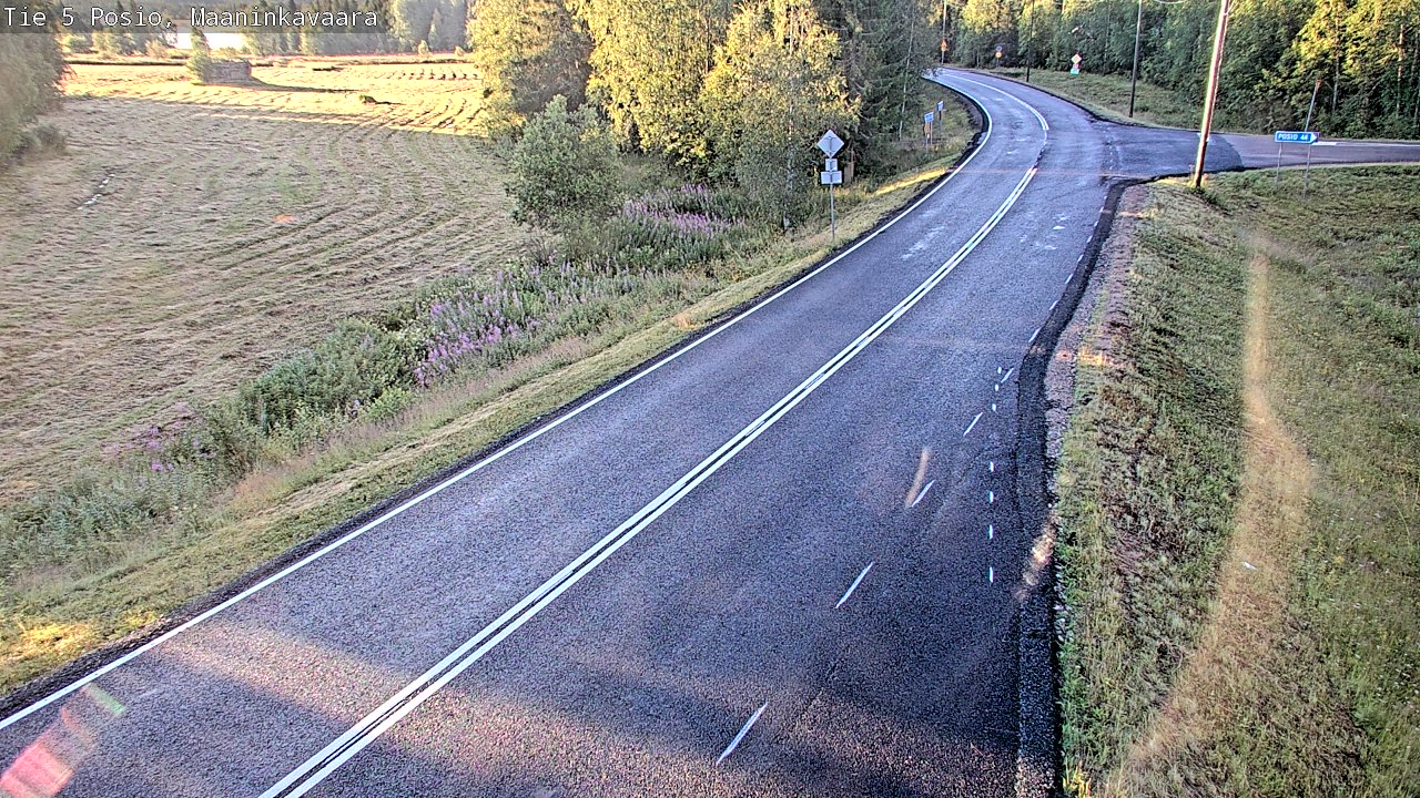 Kelikamerat Kuva Tie 5 Posio, Maaninkavaara, Posio, Lappi