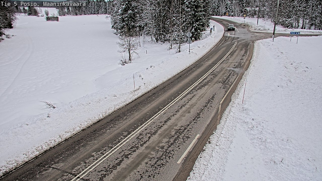 Weather Camera Image Road 5 Posio, Maaninkavaara, Posio, Lappi