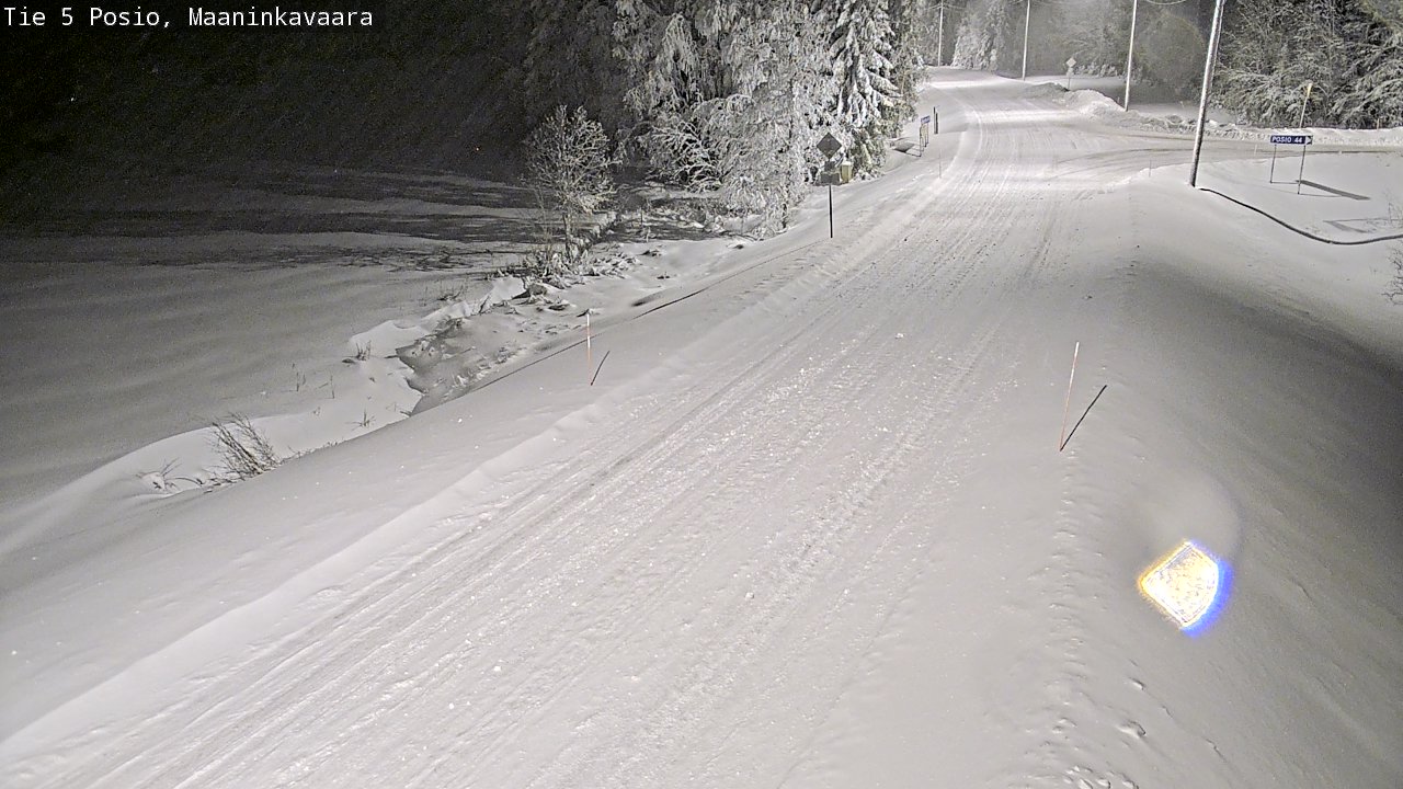 Weather Camera Image Road 5 Posio, Maaninkavaara, Posio, Lappi