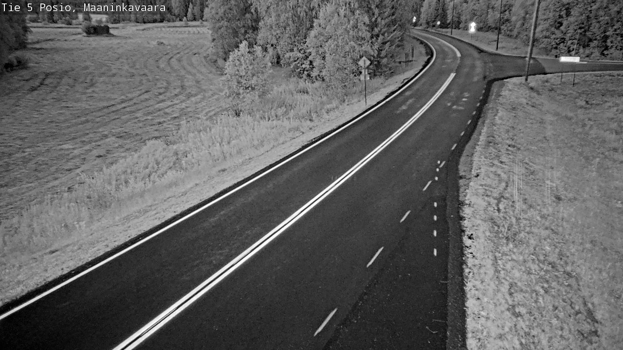 Kelikamerat Kuva Tie 5 Posio, Maaninkavaara, Posio, Lappi