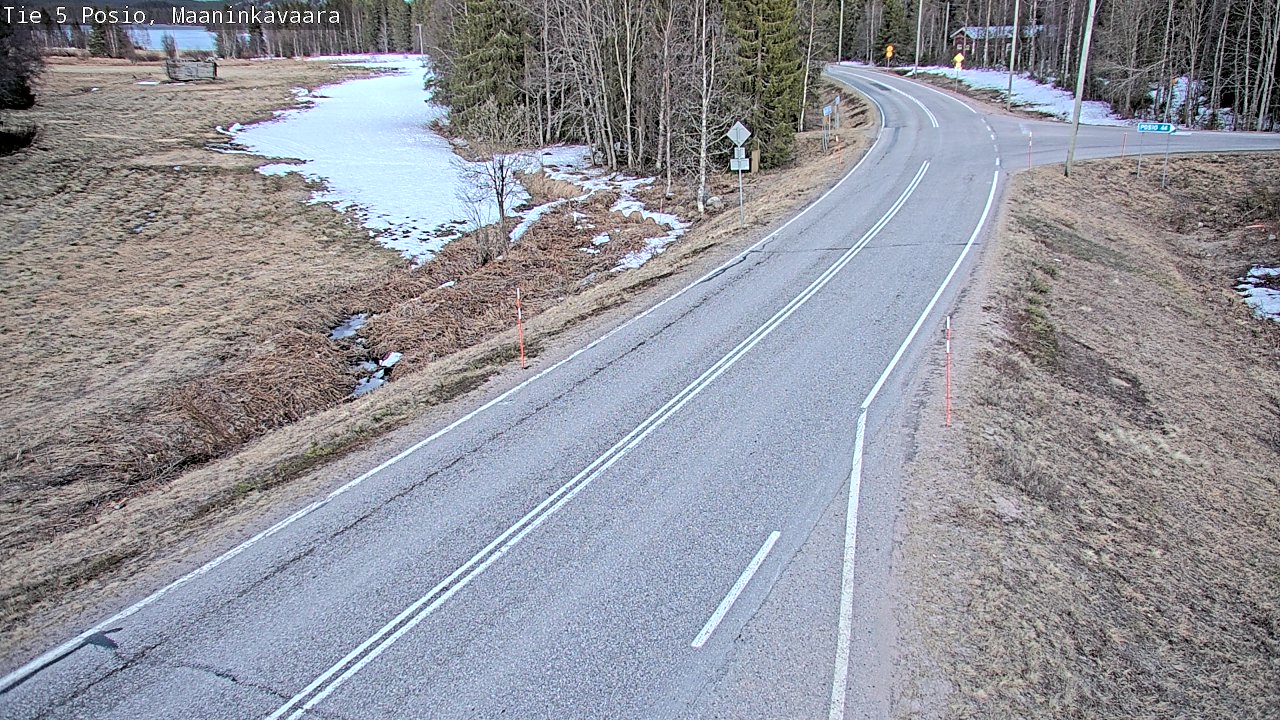 Kelikamerat Kuva Tie 5 Posio, Maaninkavaara, Posio, Lappi