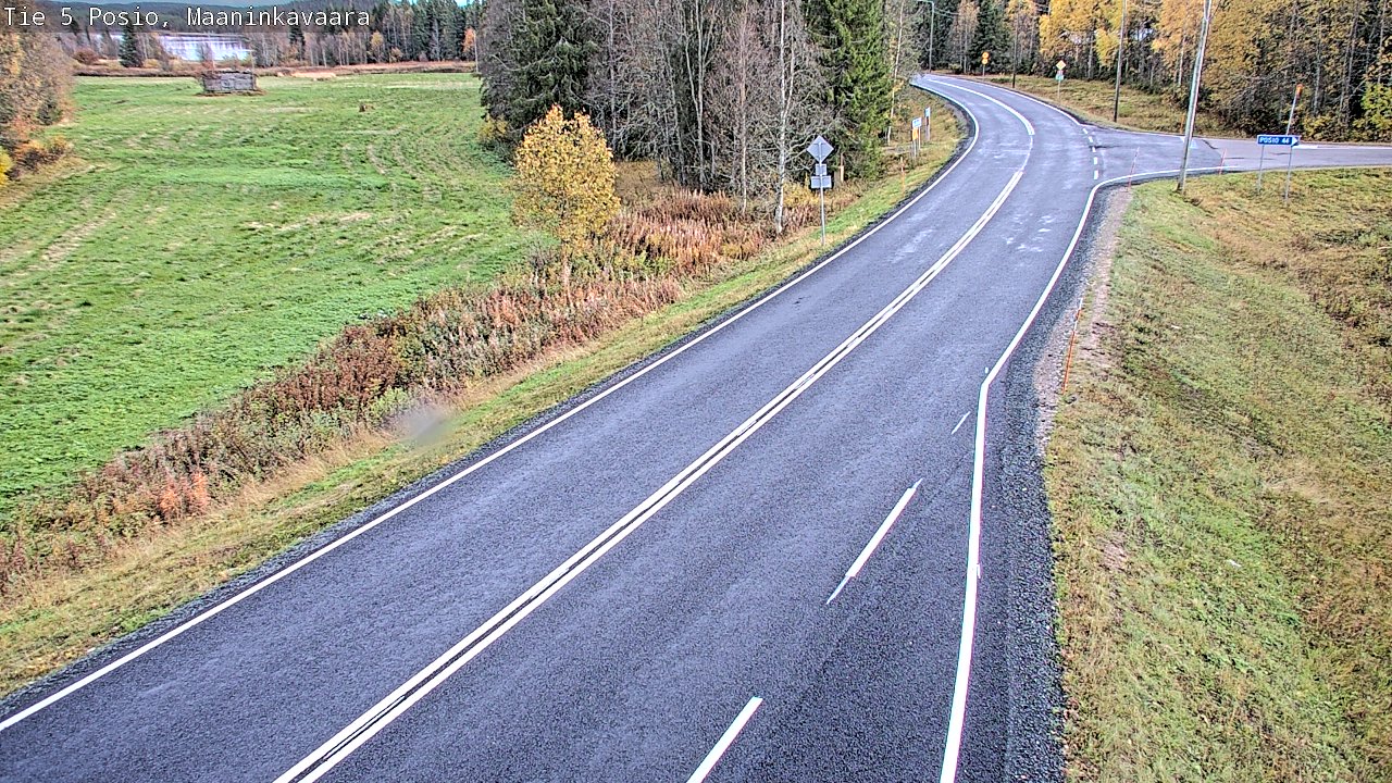Kelikamerat Kuva Tie 5 Posio, Maaninkavaara, Posio, Lappi