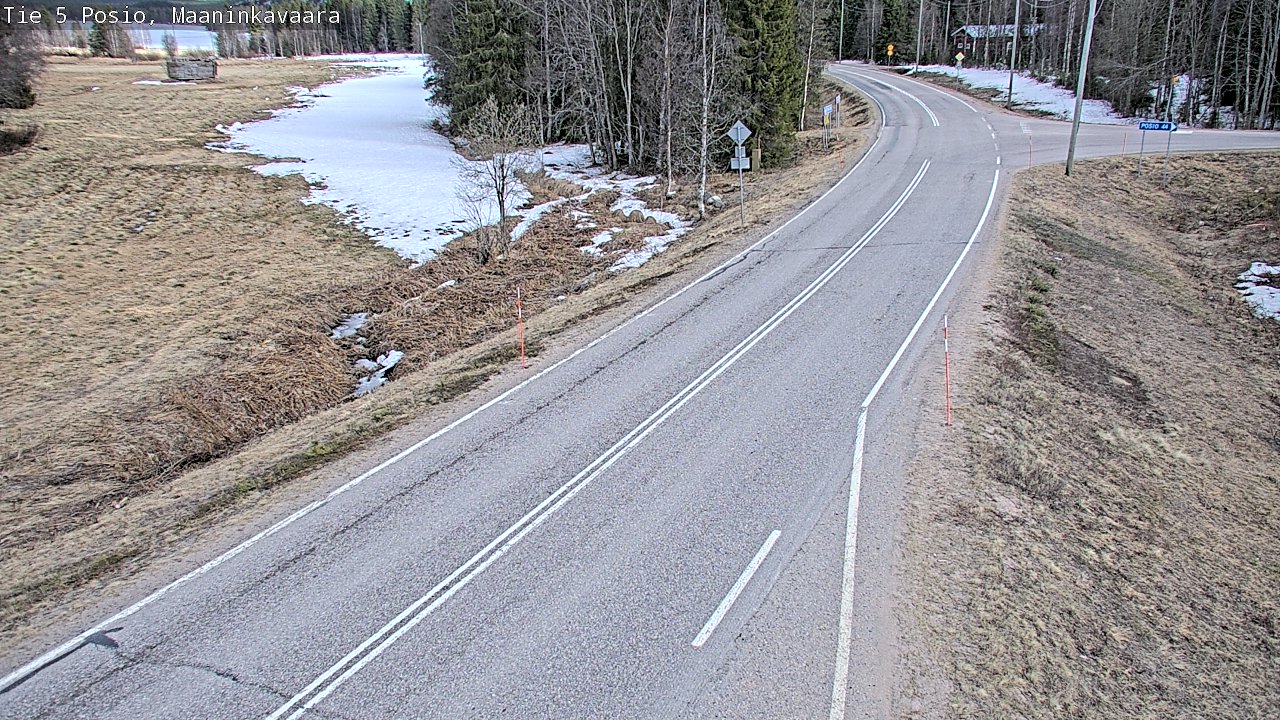 Kelikamerat Kuva Tie 5 Posio, Maaninkavaara, Posio, Lappi
