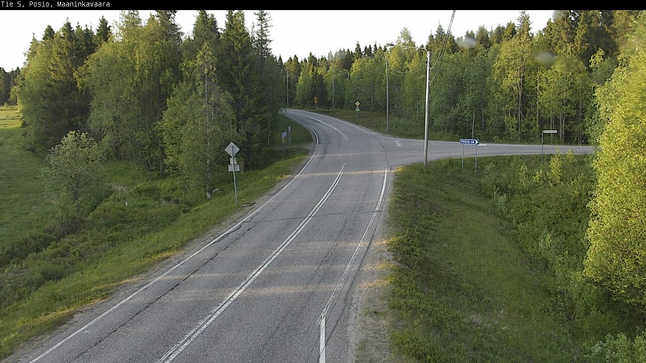 Weather Camera Image Väg 5 Posio, Maaninkavaara, Posio, Lappi