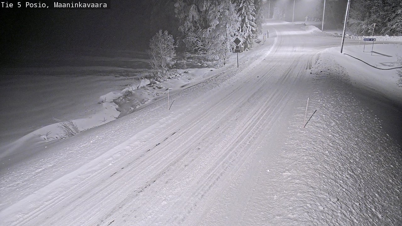 Weather Camera Image Road 5 Posio, Maaninkavaara, Posio, Lappi