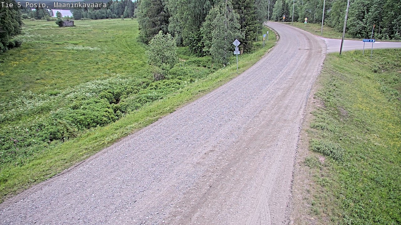 Kelikamerat Kuva Tie 5 Posio, Maaninkavaara, Posio, Lappi