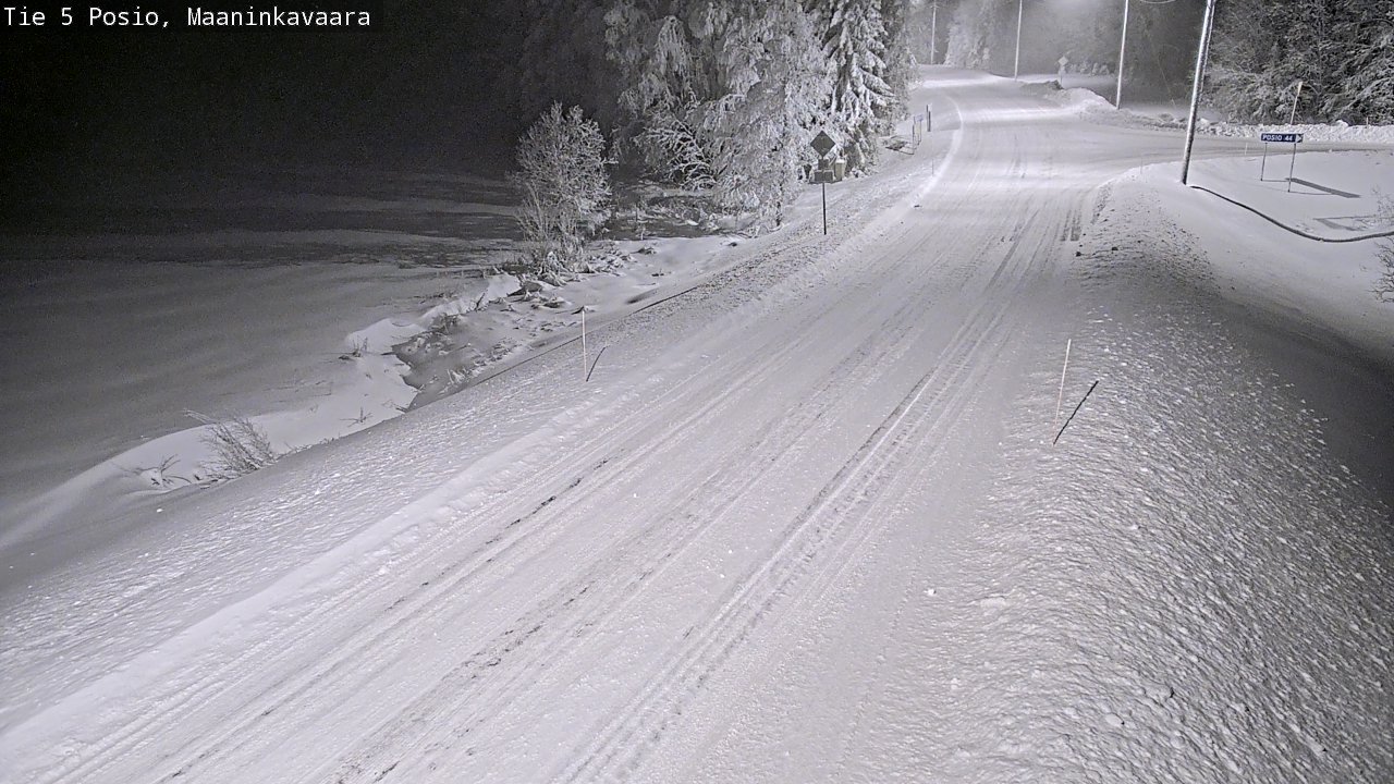 Weather Camera Image Road 5 Posio, Maaninkavaara, Posio, Lappi