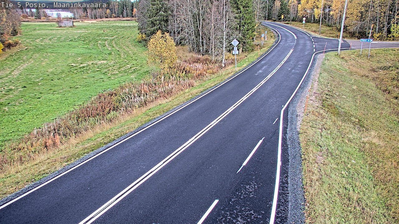 Kelikamerat Kuva Tie 5 Posio, Maaninkavaara, Posio, Lappi