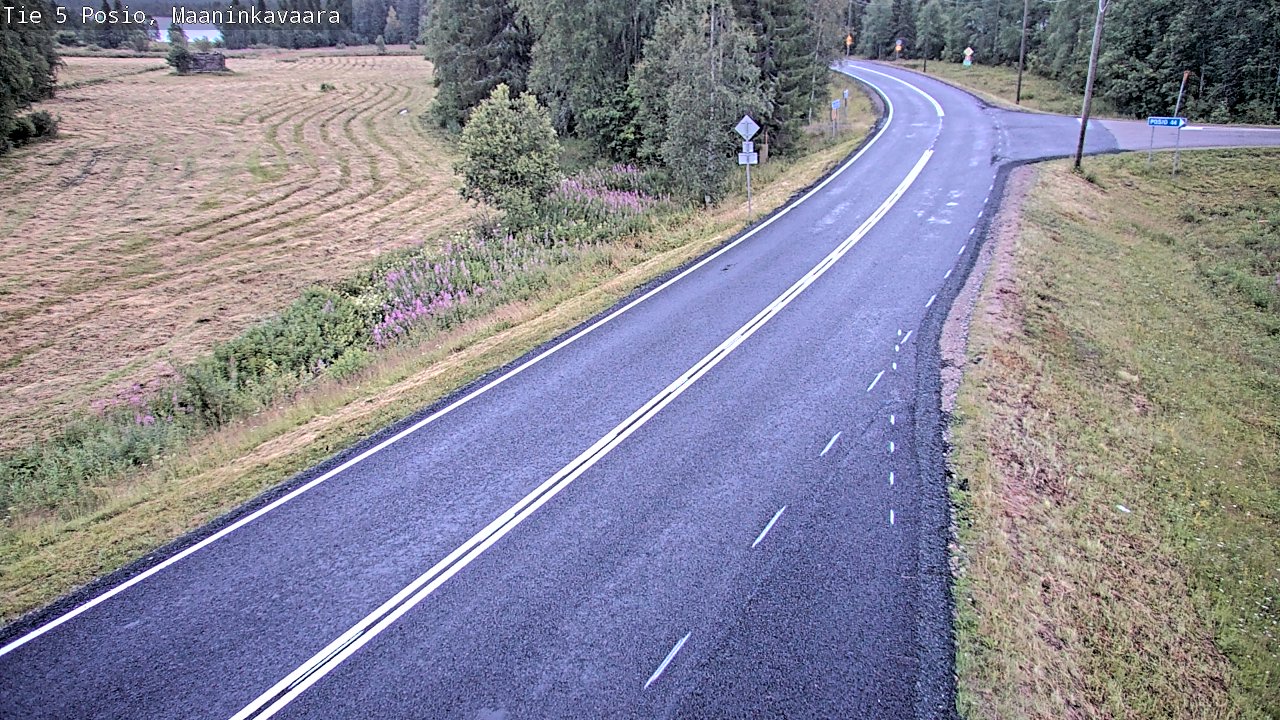 Kelikamerat Kuva Tie 5 Posio, Maaninkavaara, Posio, Lappi