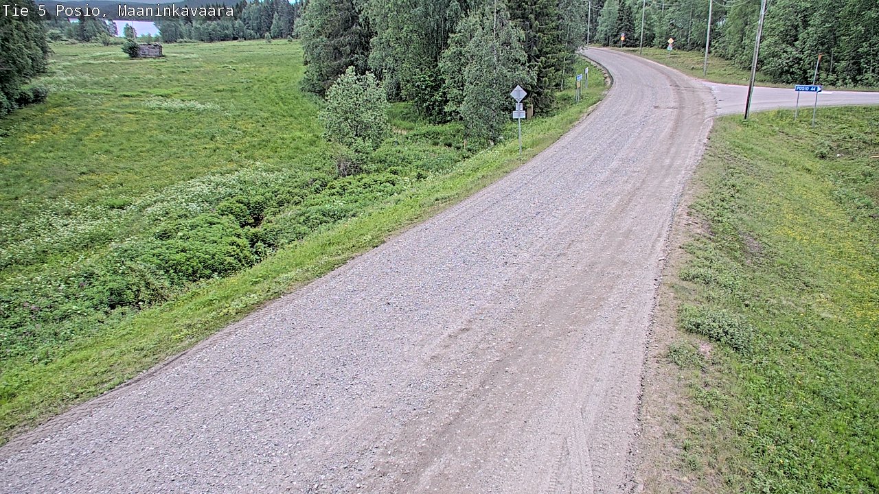 Kelikamerat Kuva Tie 5 Posio, Maaninkavaara, Posio, Lappi