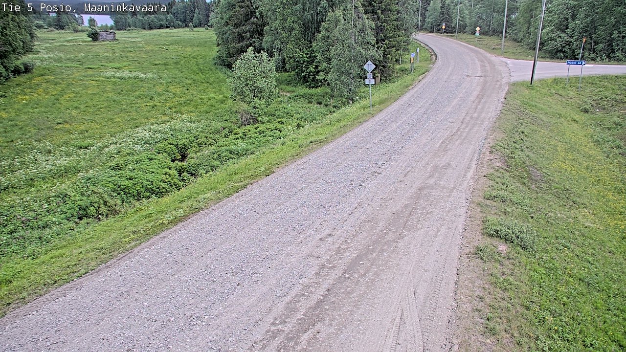 Kelikamerat Kuva Tie 5 Posio, Maaninkavaara, Posio, Lappi