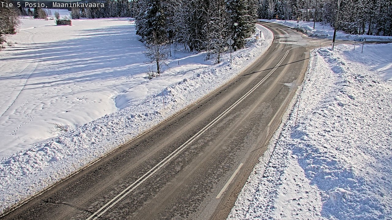 Weather Camera Image Road 5 Posio, Maaninkavaara, Posio, Lappi
