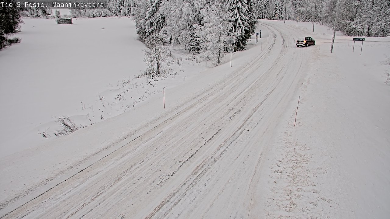 Kelikamerat Kuva Tie 5 Posio, Maaninkavaara, Posio, Lappi