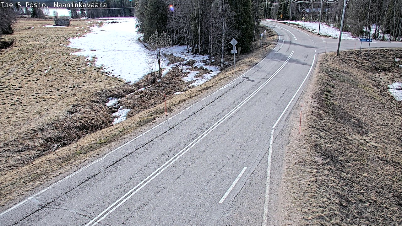 Kelikamerat Kuva Tie 5 Posio, Maaninkavaara, Posio, Lappi