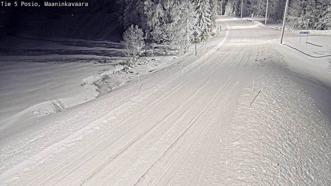Weather Camera Image Road 5 Posio, Maaninkavaara, Posio, Lappi