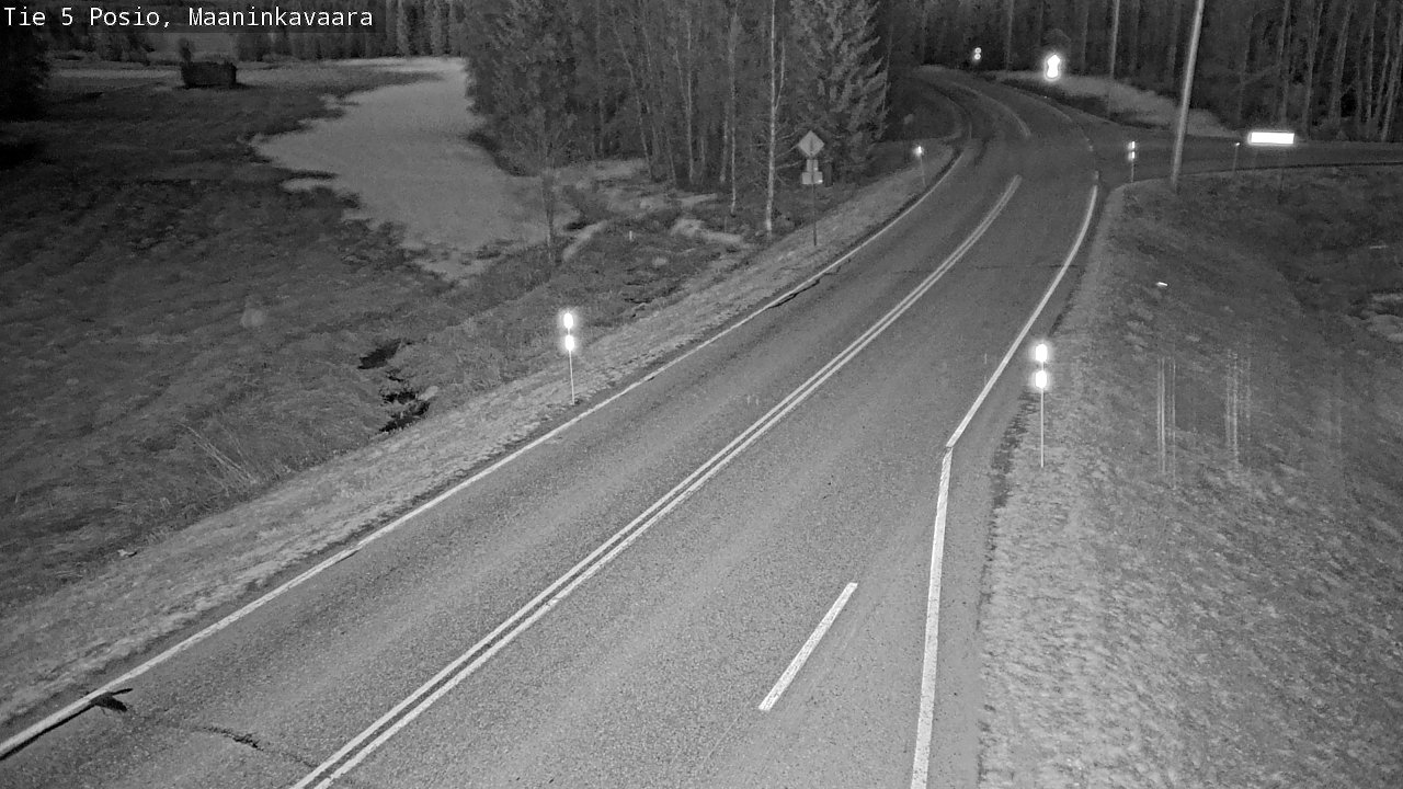 Weather Camera Image Väg 5 Posio, Maaninkavaara, Posio, Lappi