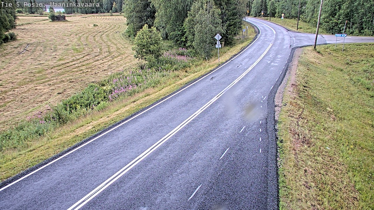 Kelikamerat Kuva Tie 5 Posio, Maaninkavaara, Posio, Lappi