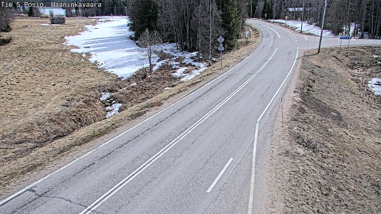 Kelikamerat Kuva Tie 5 Posio, Maaninkavaara, Posio, Lappi